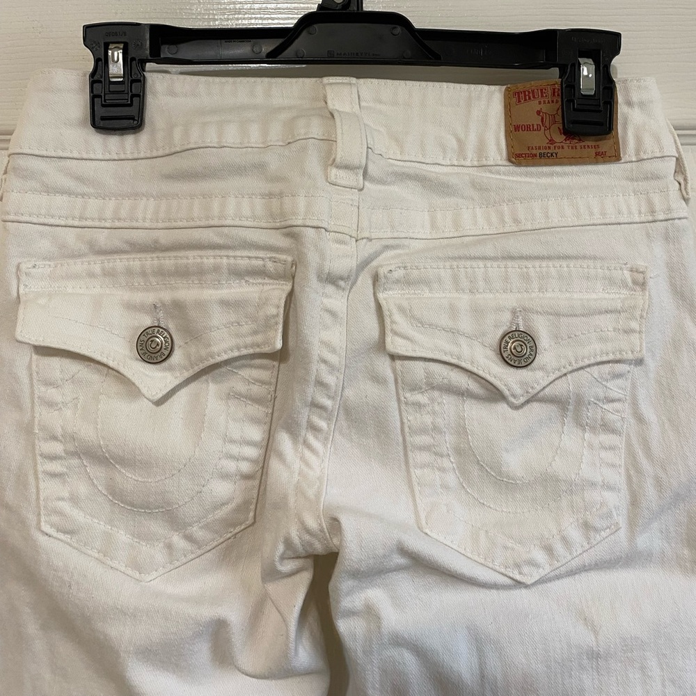 True Religion White Jeans Size 29